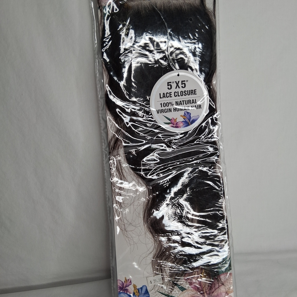 Ibiza Natural Virgin Human Hair Lace Closure - Dark Brown - Picture 2 of 11